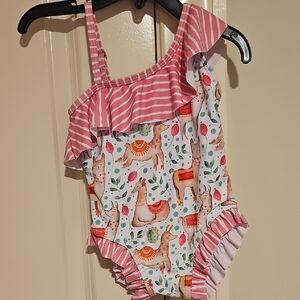2t Pete + Lucy Lama One Piece Swimsuit